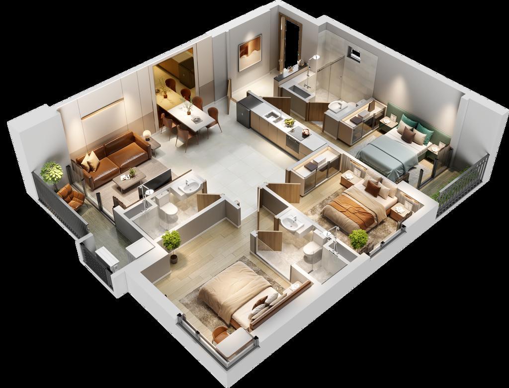 Main-Bán căn hộ 2PN MT Eastmark City, 73m², tầng trung view sông, giá 2,95 tỷ bao giấy tờ, tiện ích cao cấp: hồ bơi, gym, BBQ, sát Khu công nghệ cao.-3