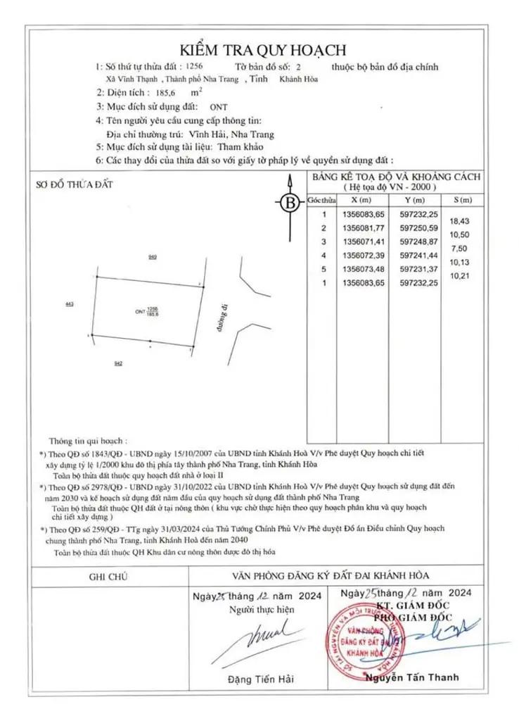 Main-Bán đất mặt tiền đường Nhà Nghĩa - Xã Vĩnh Thạnh - TP. Nha Trang-2