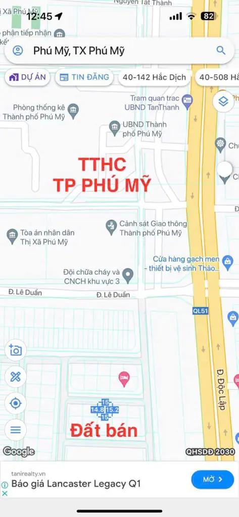 Main-Bán đất đẹp ngay trung tâm TP Phú Mỹ, BRVT-2