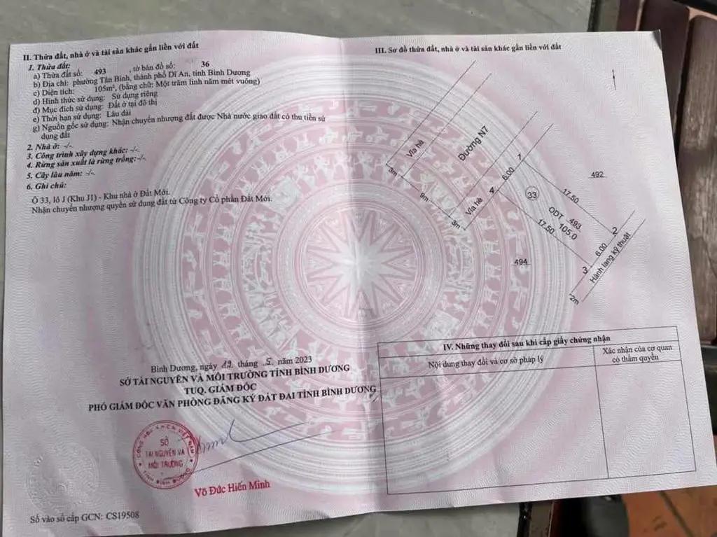 Main-Lô đất khu dân cư Đại Quang ngang 6m, P Tân Bình, Tp. Dĩ An-0