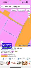 Thumb-Bán đất 2 Mặt tiền sát biển bãi sau Thuỳ Vân, Vũng Tàu-2