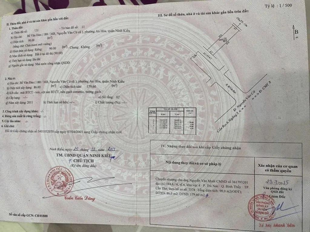 Main-NHÀ MẶT TIỀN DIỆN TÍCH RỘNG ĐƯỜNG BẾ VĂN ĐÀN, AN HOÀ, NINH KIỀU-5