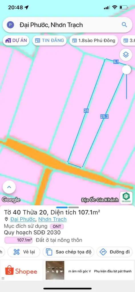Main-Đất nền xã Đại Phước - Nhơn Trạch-2
