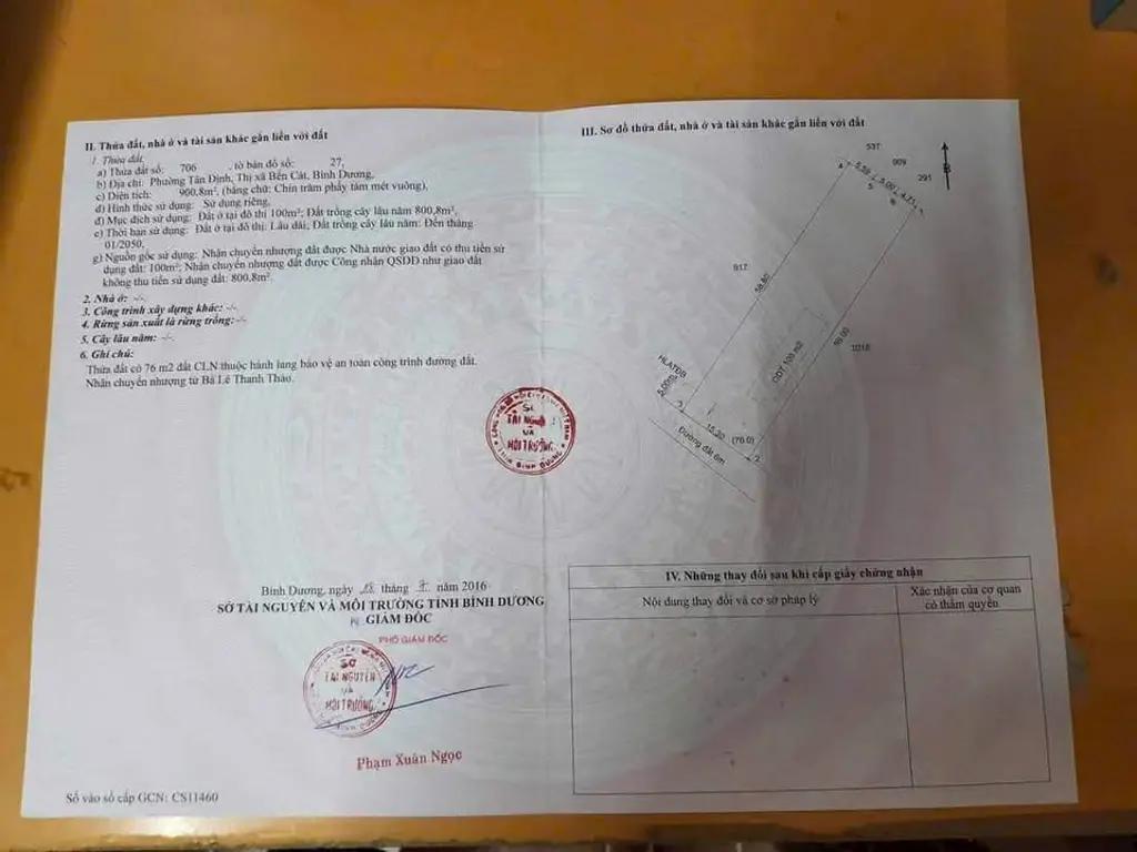 Main-Bán đất Phường Tân Định - Tp Bến Cát - Bình Dương-2