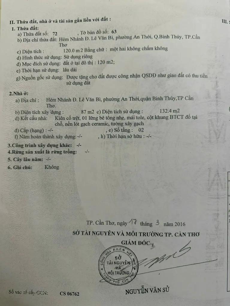 Main-BÁN DÃY TRỌ HOÀN CÔNG 7 PHÒNG TRỤC CHÍNH HẺM ĐƯỜNG LÊ VĂN BÌ, P. AN THỚI - BÌNH THỦY-2