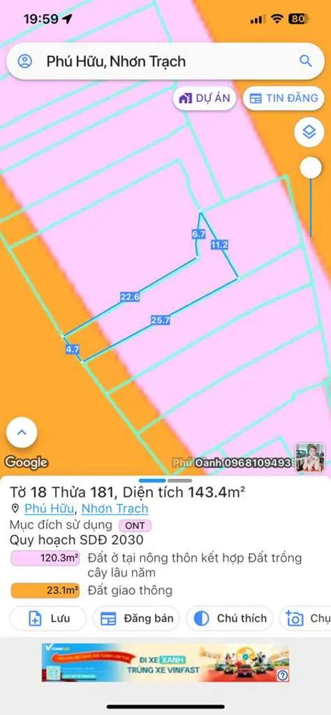 Nhà cấp 4 xã Phú Hữu, Nhơn Trạch, Đồng Nai