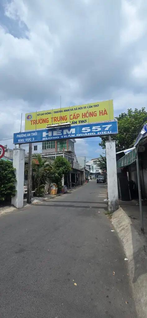 BÁN NHÀ HẺM 557 TRẦN QUANG DIỆU, P. AN THỚI, Q. BÌNH THỦY,  TP. CẦN THƠ