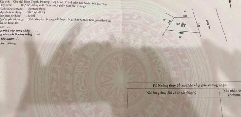 Main-Cần Bán nhà KP. Hiệp Thạnh - Phường Hiệp Ninh - TP. Tây Ninh-3
