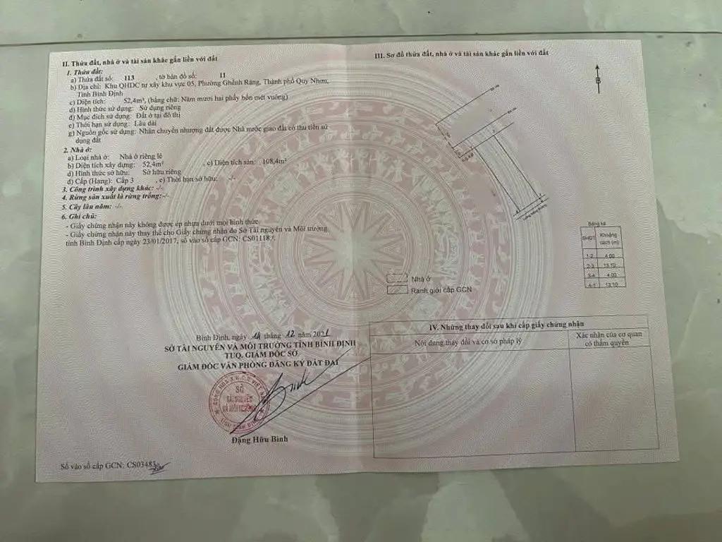Main-Bán nhà 1 mê còn mới gần chung cư Long Thịnh, Quy Nhơn-4