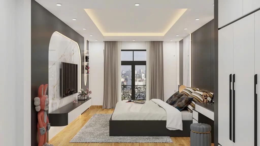Main-Nhà mới ngõ 95 Vũ Xuân Thiều, 4,5 tầng thang máy, 45m2-4