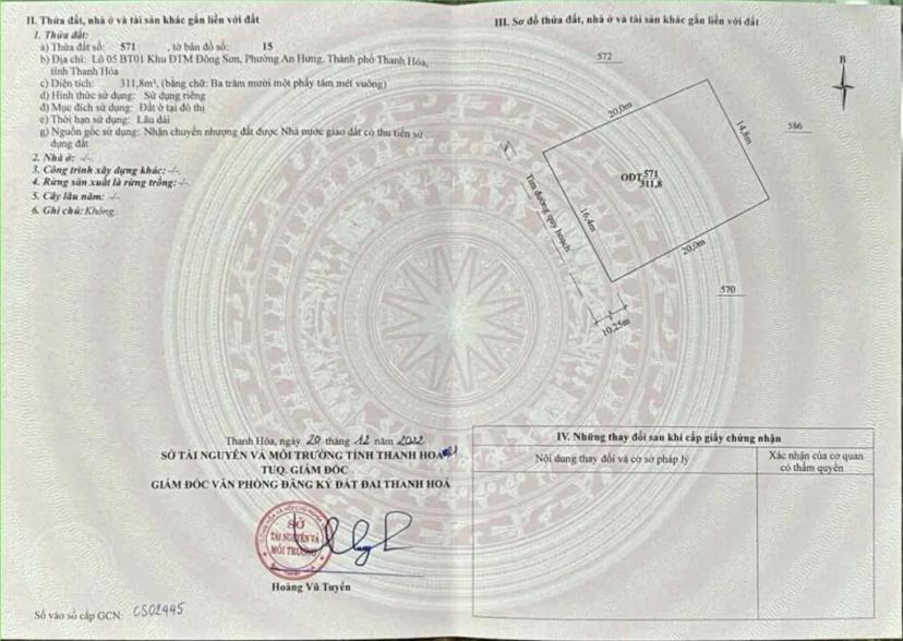 LÔ ĐẤT BIỆT THỰ AN HƯNG