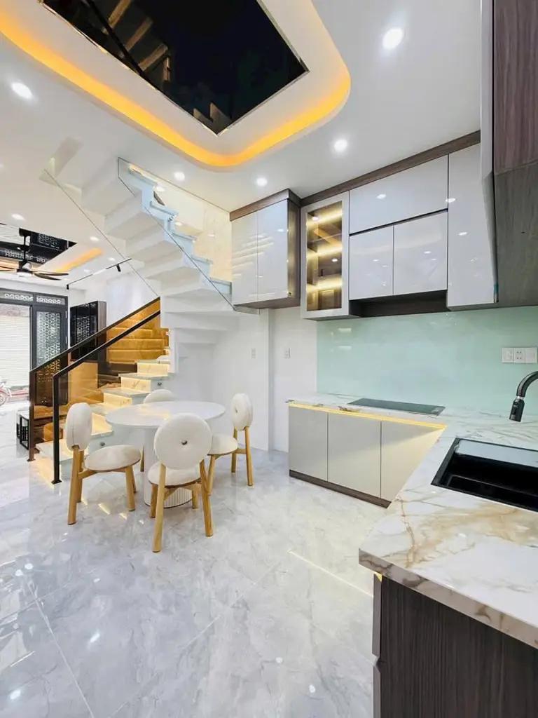 Nhà mới 2 tầng HXH đường Phạm Văn Chiêu mua vào ở ngay, Giá 4 tỷ 45 TL