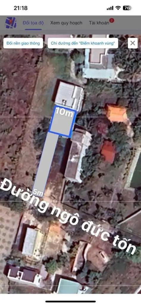 BÁN ĐẤT THỔ CƯ  2 MẶT TIỀN ĐƯỜNG NGÔ ĐỨC TỐN - PHONG NẪM, PHƯỜNG BÌNH THUẬN