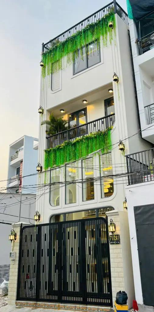 NHÀ PHỐ XÂY MỚI XE HƠI VÀO NHÀ CÁCH MẶT TIỀN 10M - NGUYỄN TƯ GIẢN, P.12, GÒ VẤP