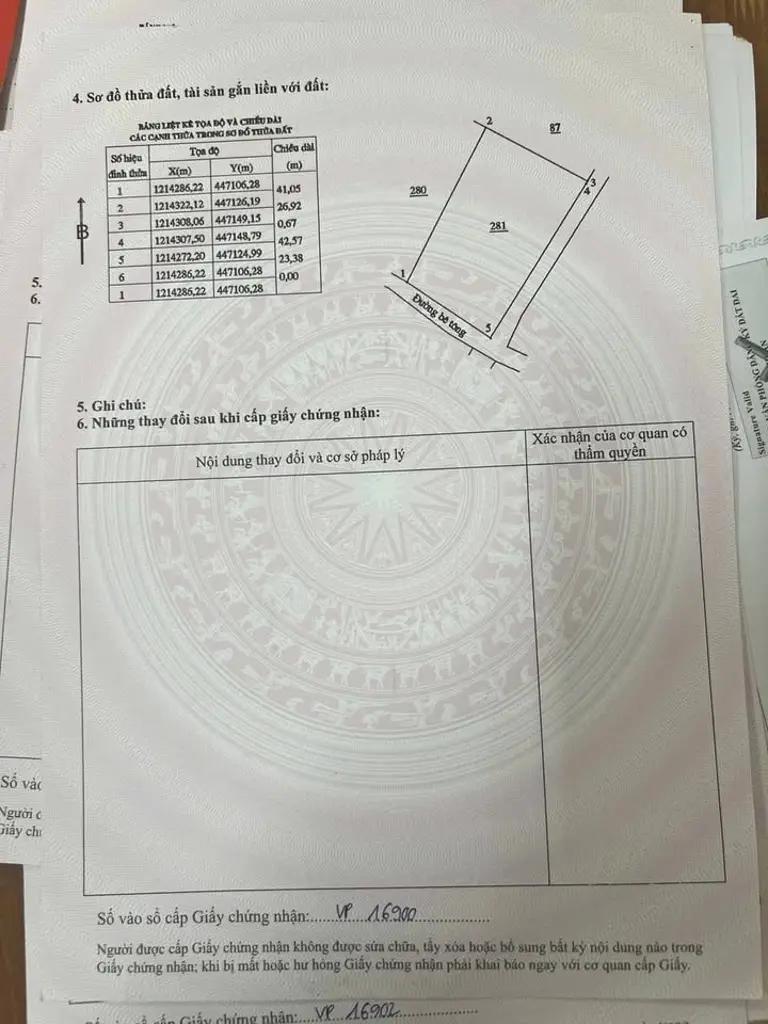 Main-Ra gấp 1 sào cây trồng QH thổ cư tại thôn Phú Nhang- Hàm Hiệp-0